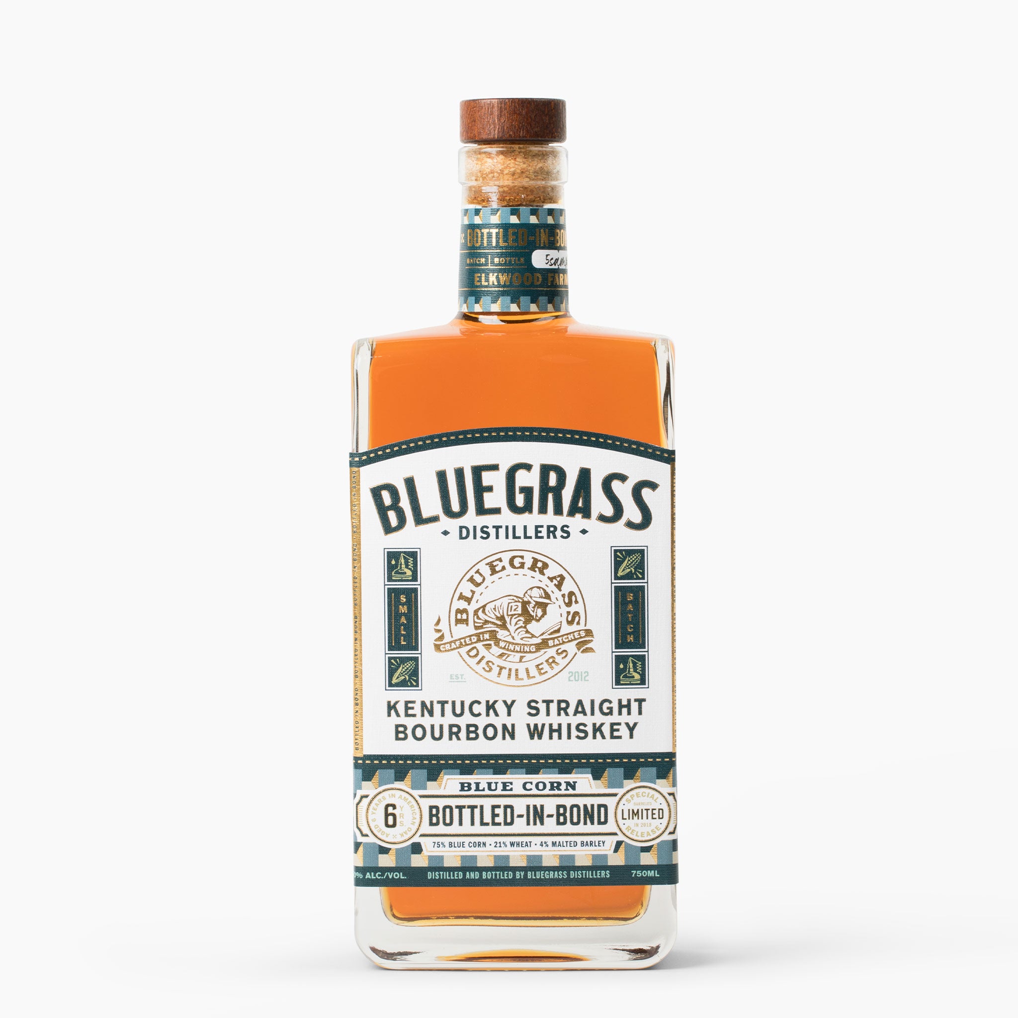 Bluegrass Blue Corn Bottled-in-Bond Kentucky Straight Bourbon Whiskey