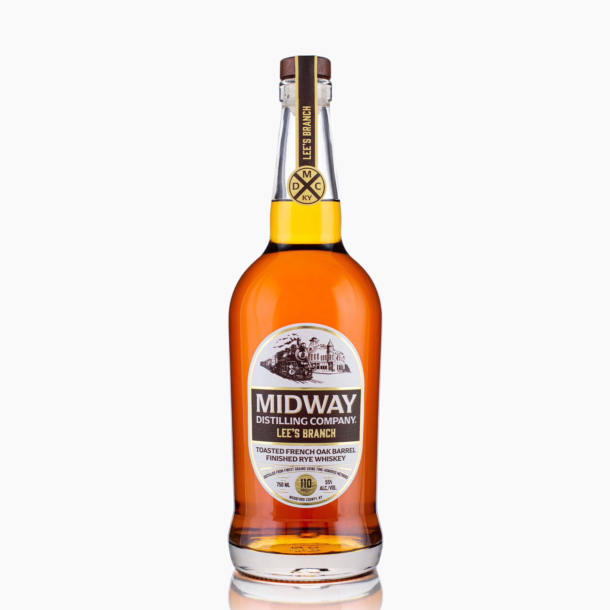 Midway Lee’s Branch Toasted French Oak Barrel Finished Rye Whiskey