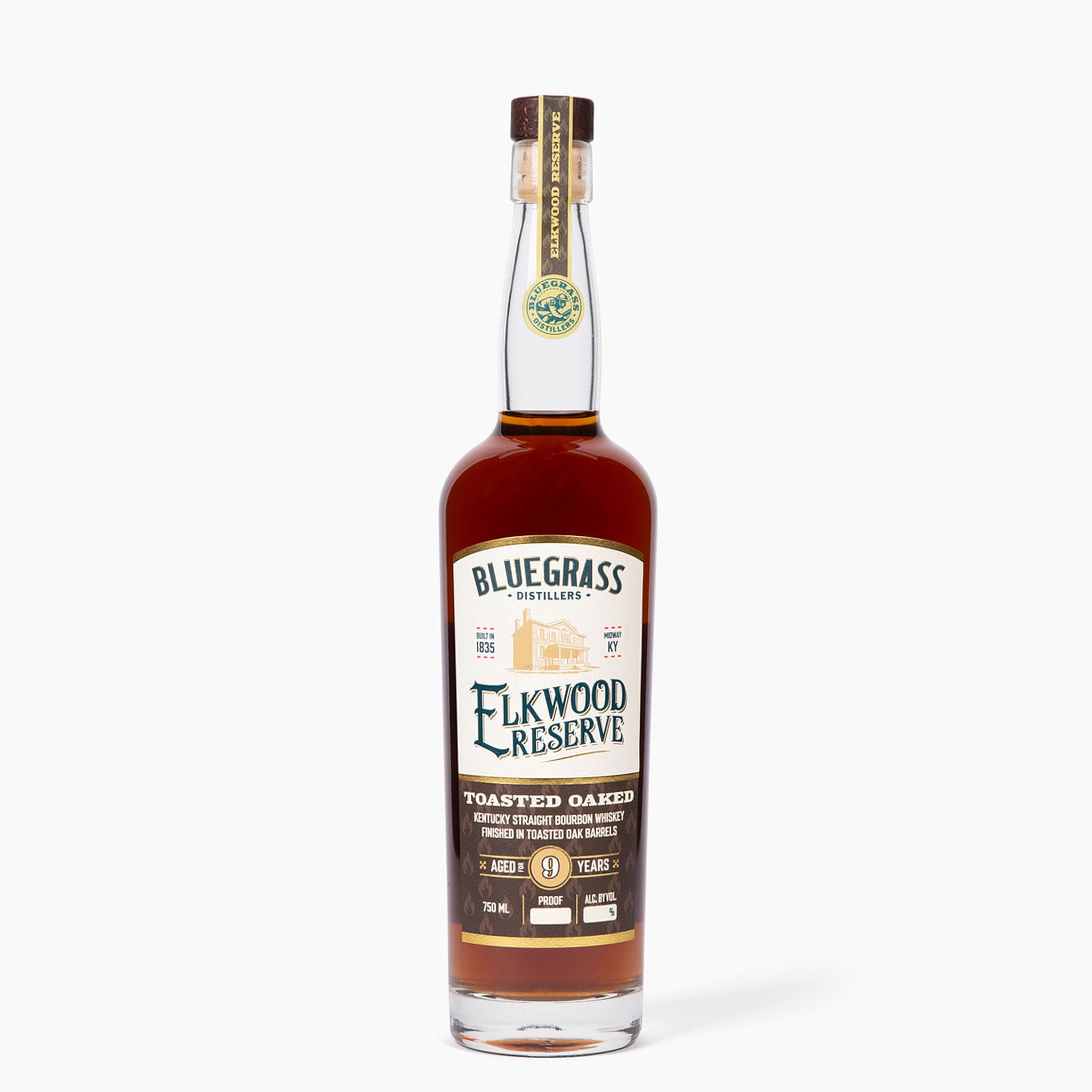 Elkwood Reserve Toasted Oaked Kentucky Straight Bourbon Whiskey