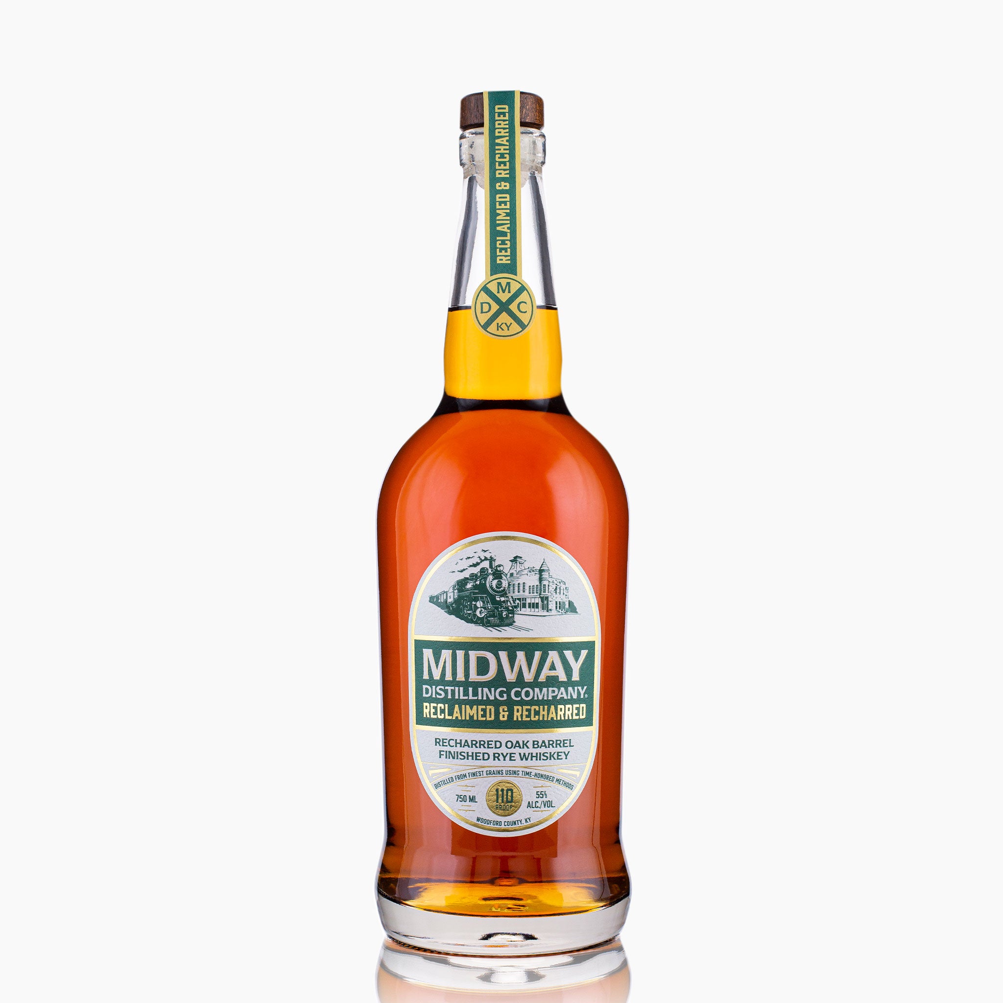 Midway Reclaimed & Recharred Oak Barrel Finished Rye Whiskey